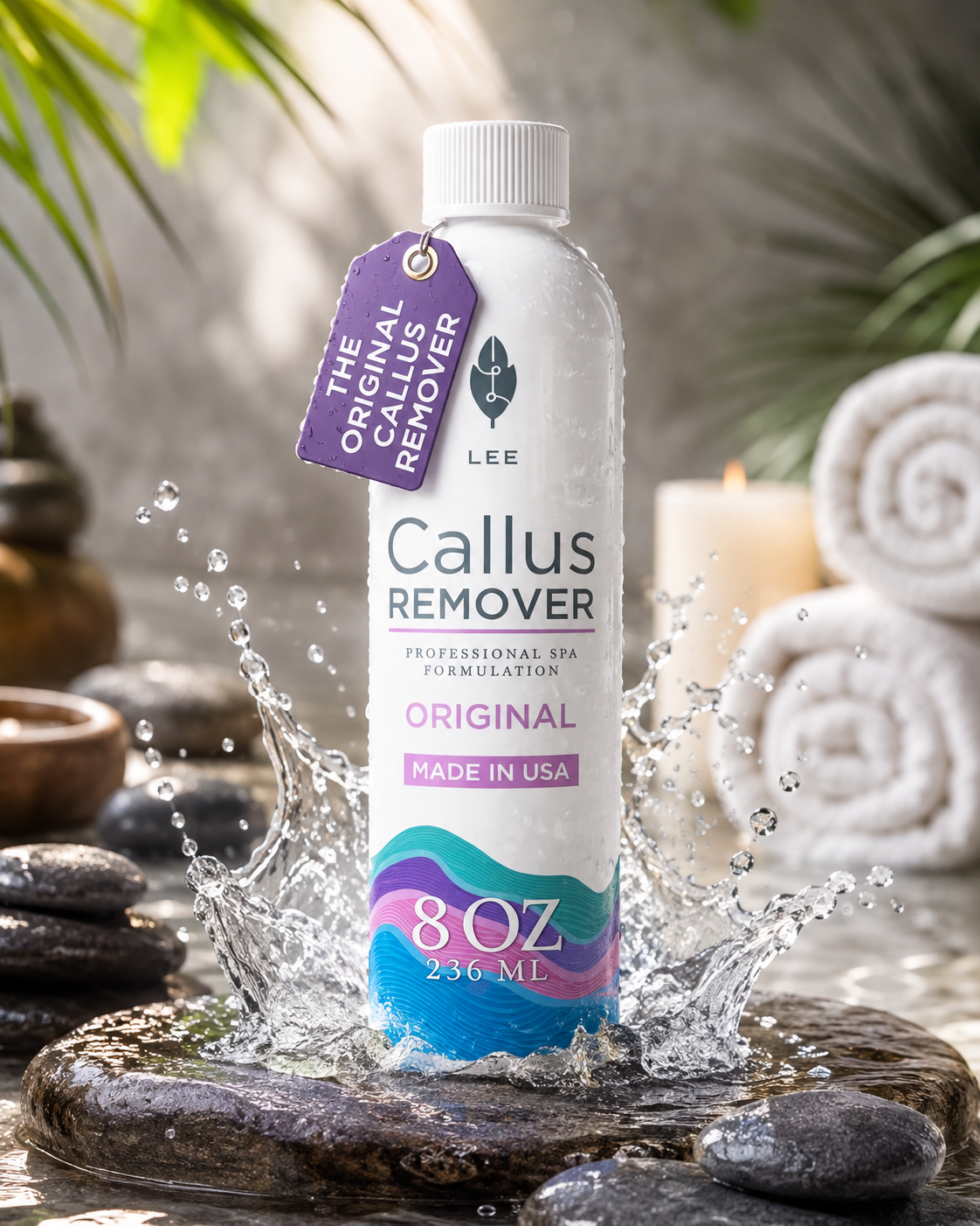 Remove calluses and cracked skin in minutes, not weeks