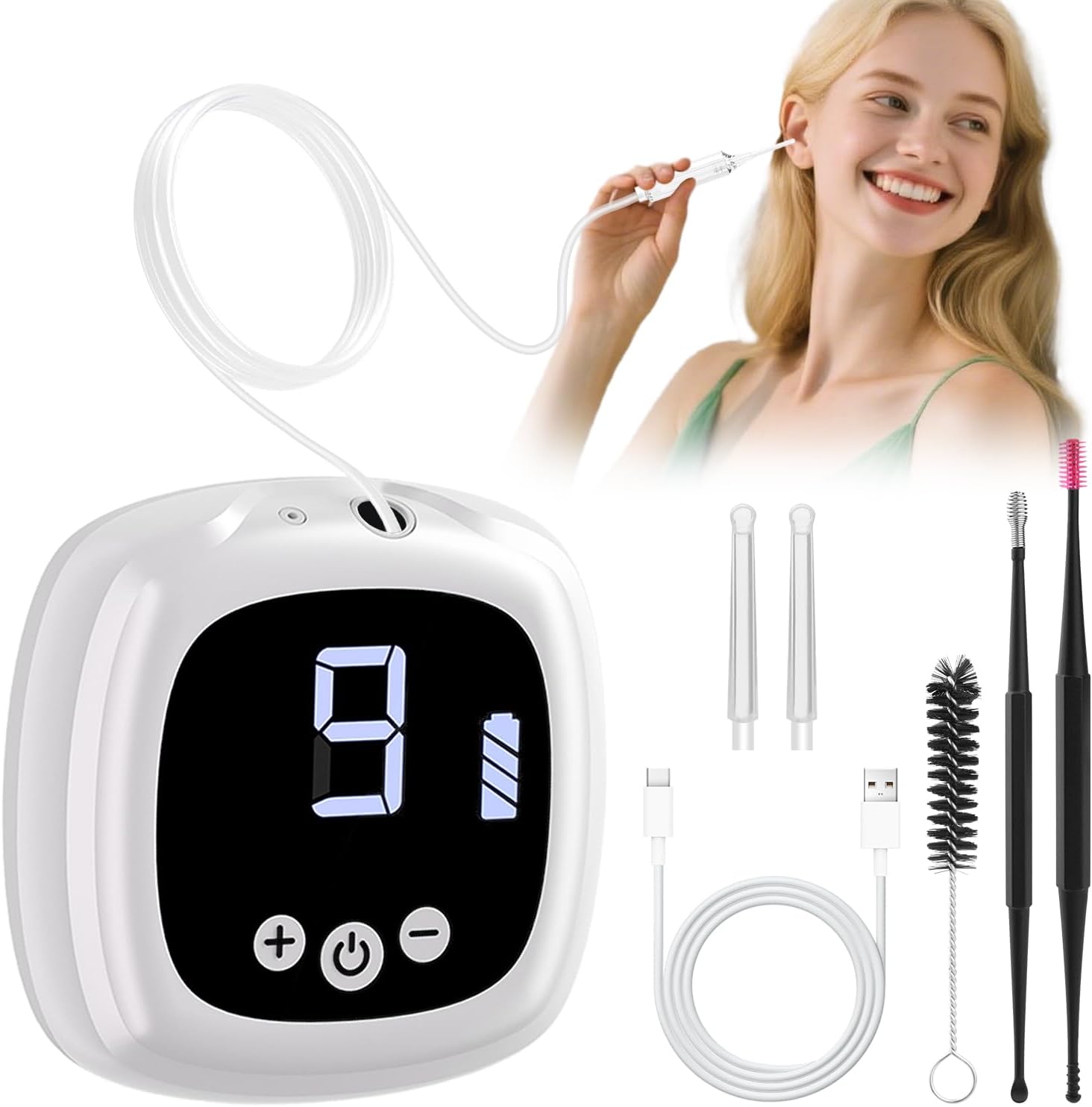 Aspirador de cerumen 9 niveles